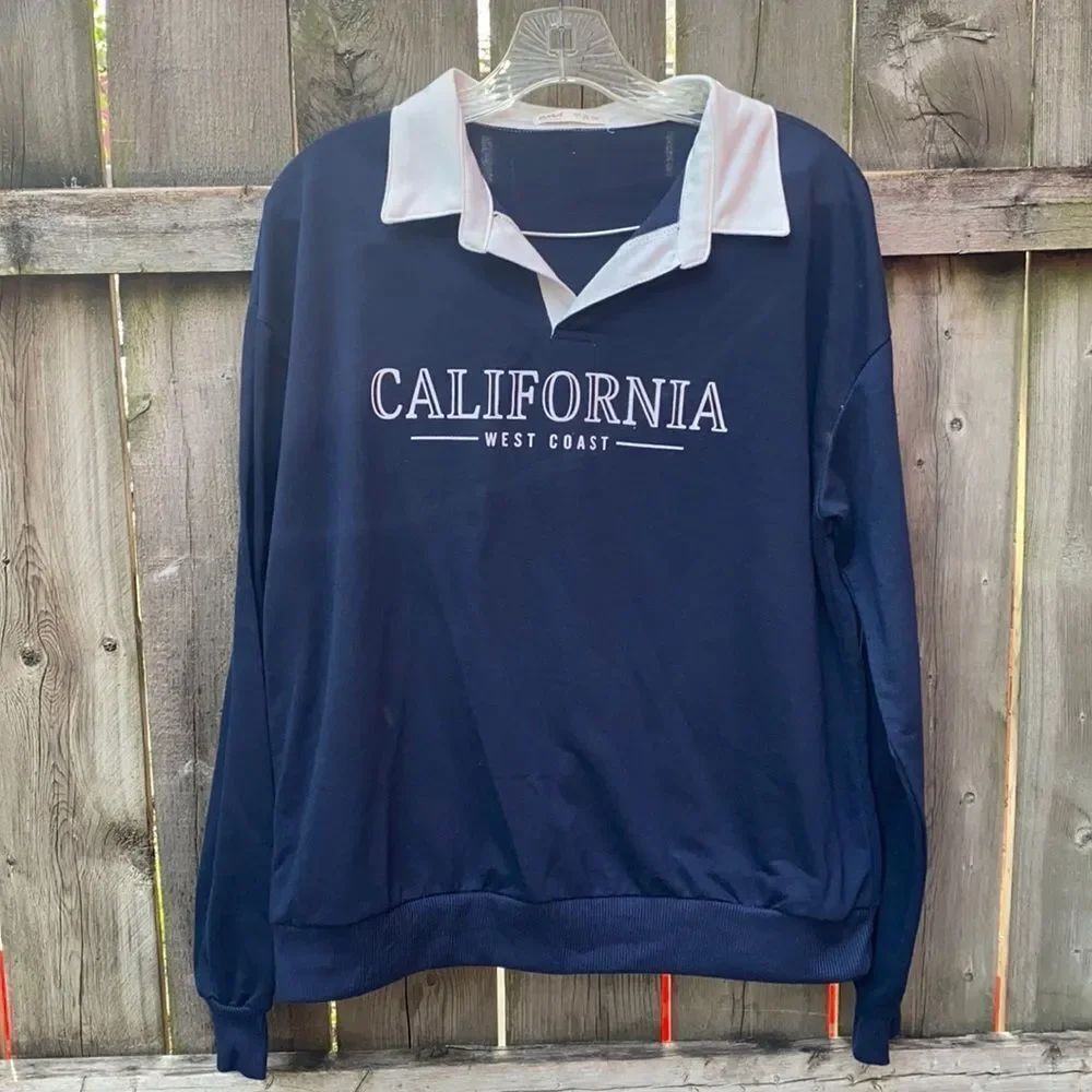 Romwe California sweat shirt sz. L